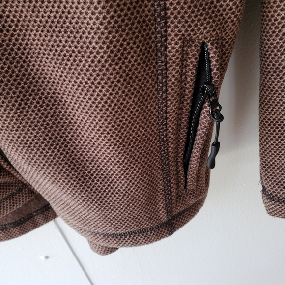 Powder River Full Zip Jacket Youth L Brown - Picture 4 of 12